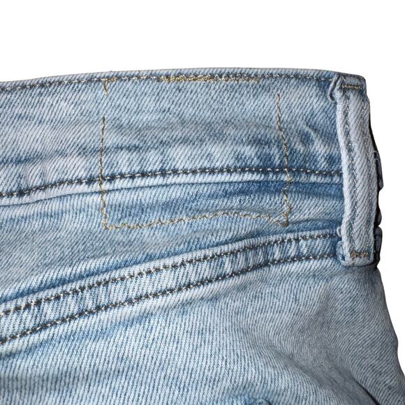 Levi’s High Waisted Crop Flare Jeans 16W Light Wash Plus Size Stretch Denim - Picture 6 of 8